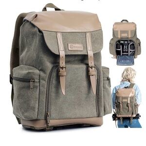 TARION Camera Backpack Canvas Camera Bag Photography
